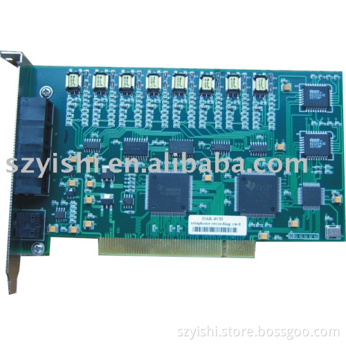 Telephone recording system (8ch telephone recording card)